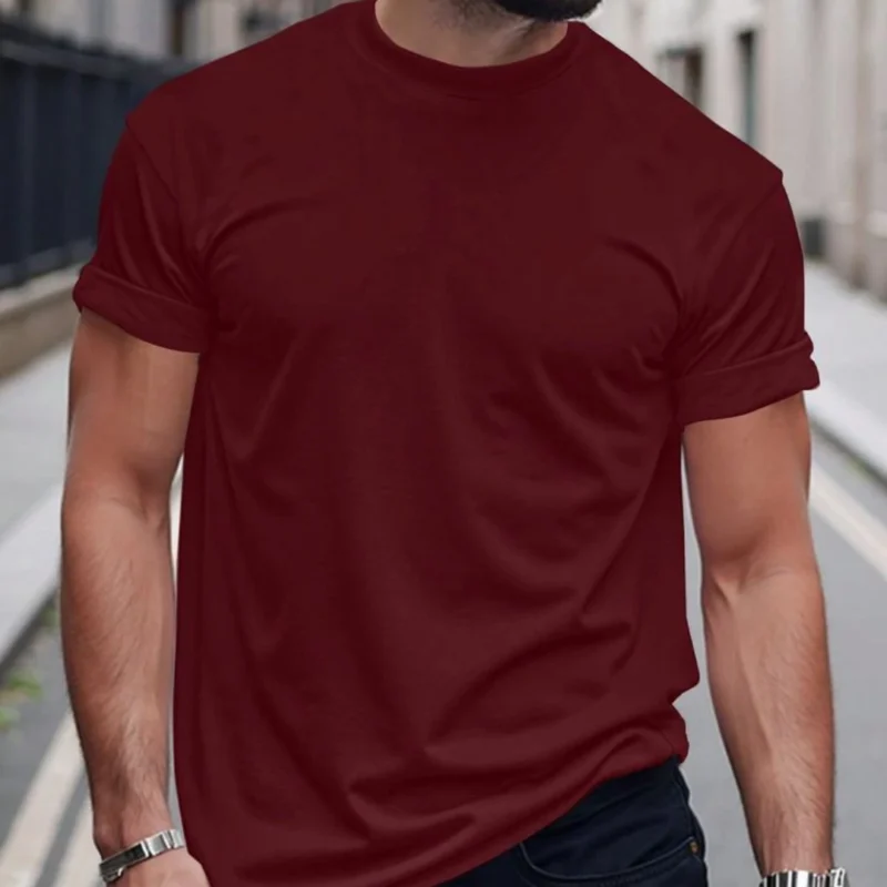 Maroon Oversized T-shirt - Image 2