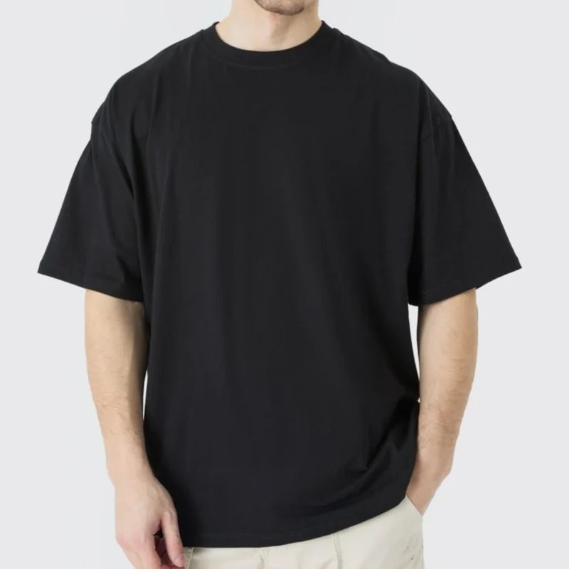 Black Oversized T-shirt - Image 2