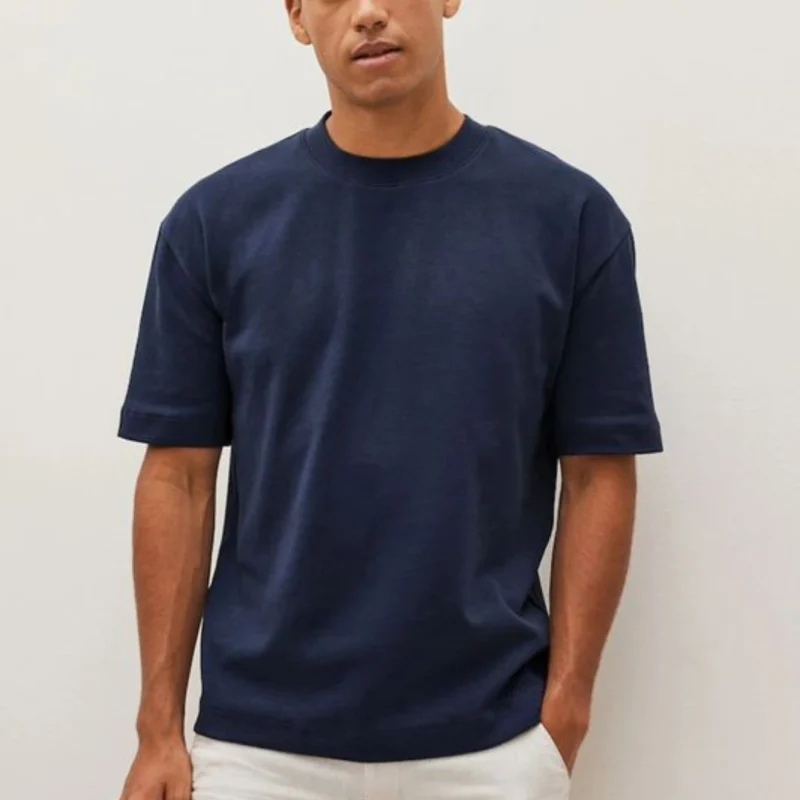 Naby Blue Oversized T-shirt - Image 3