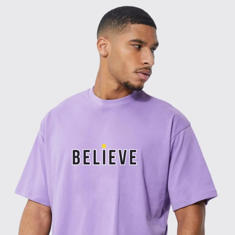 Believe Oversized T-shirt - Image 3