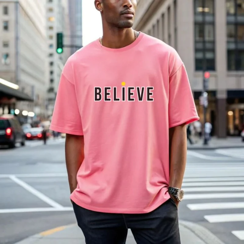 Believe Oversized T-shirt - Image 4