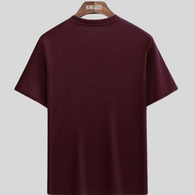 Maroon Oversized T-shirt