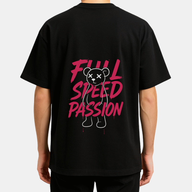 Full Speed Passion Oversized T-Shirt - Image 2