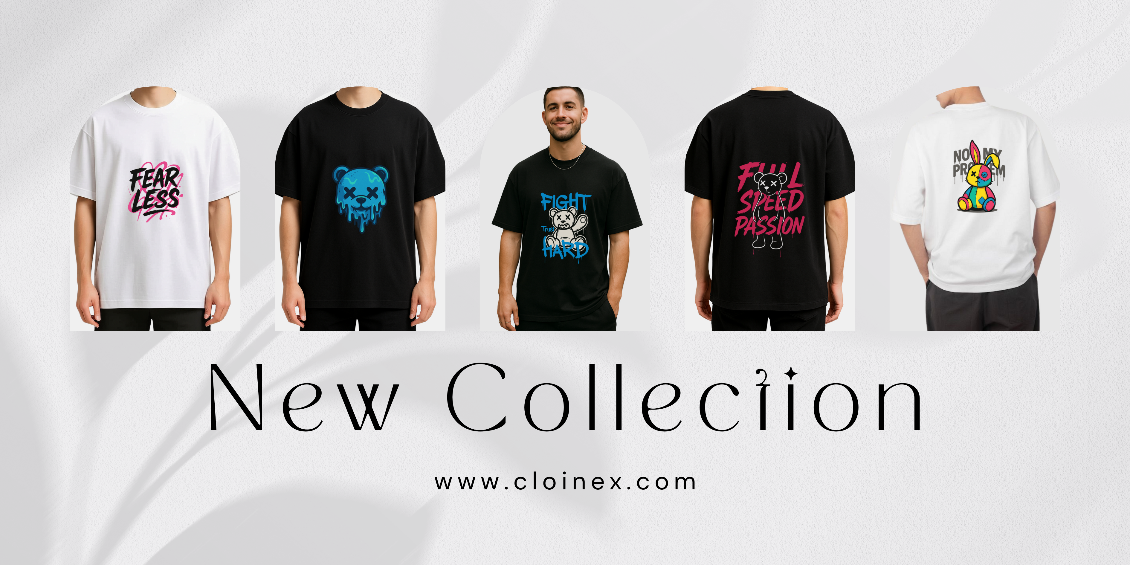 Gray Minimalist New Collection Banner